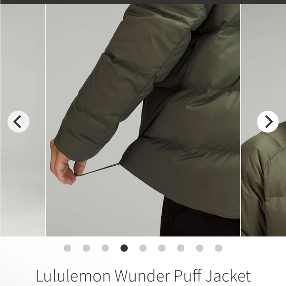 MENS M LULULEMON OLIVE GREEN JACKET - Picture 8 of 13